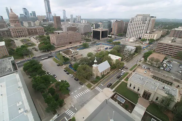 Overview of the area for Phase II of the Capitol Complex Project.