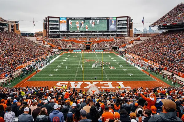 UT football game - stadium view