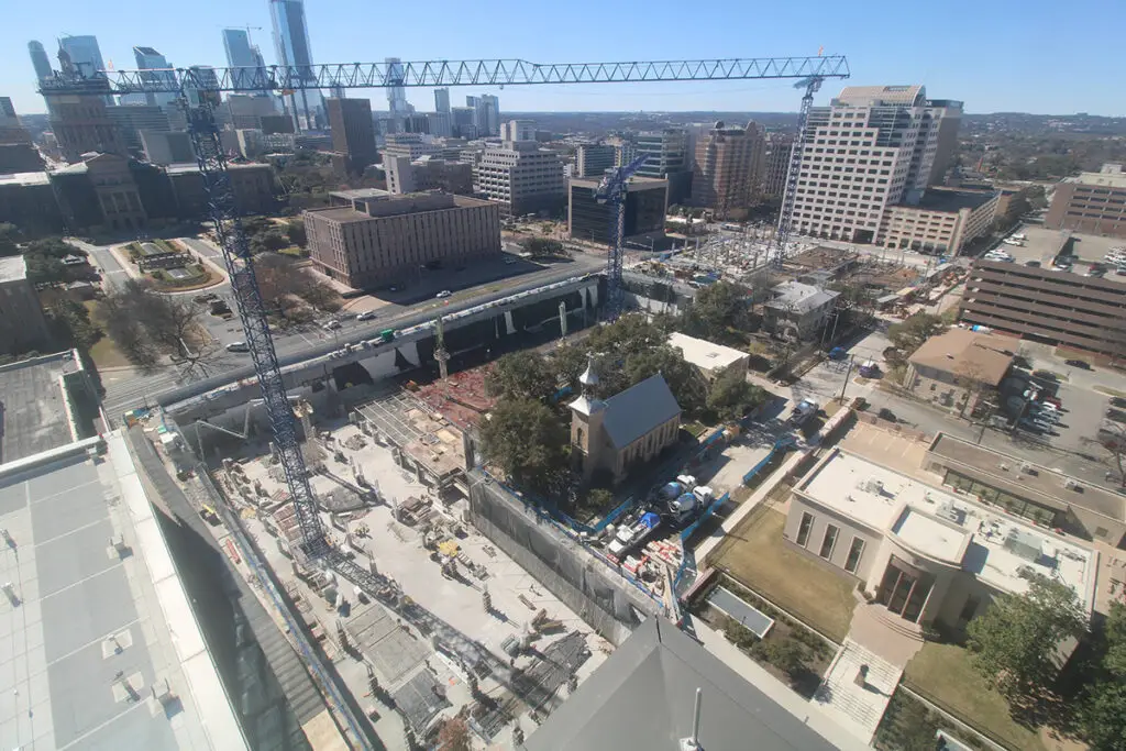 Capitol Complex Project view from northeast corner, 1.30.2025