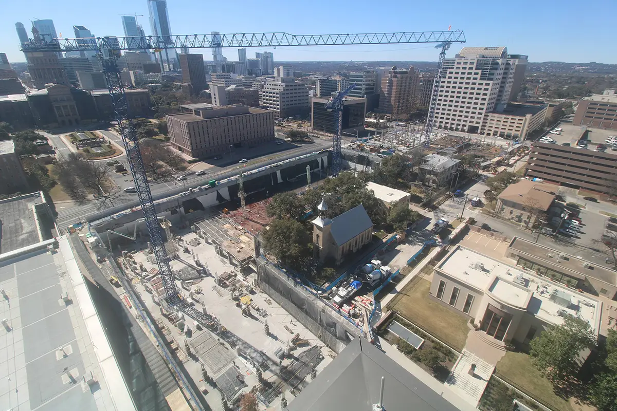 Capitol Complex Project view from northeast corner, 1.30.2025
