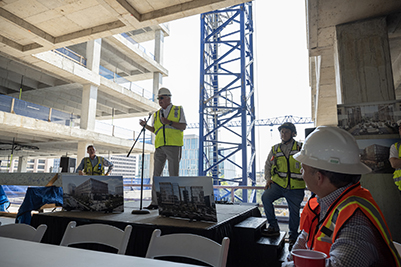 Capitol Complex Ph. II - Mike Novak Speaks to the attendees.