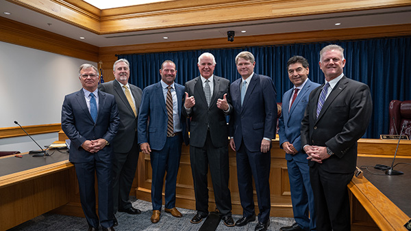 Executive Director Mike Novak attends his last TFC Commissioner's meeting, October 2025.