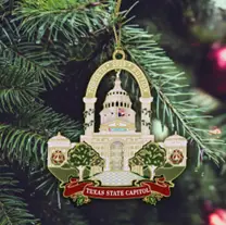 Texas State Capitol Ornament
