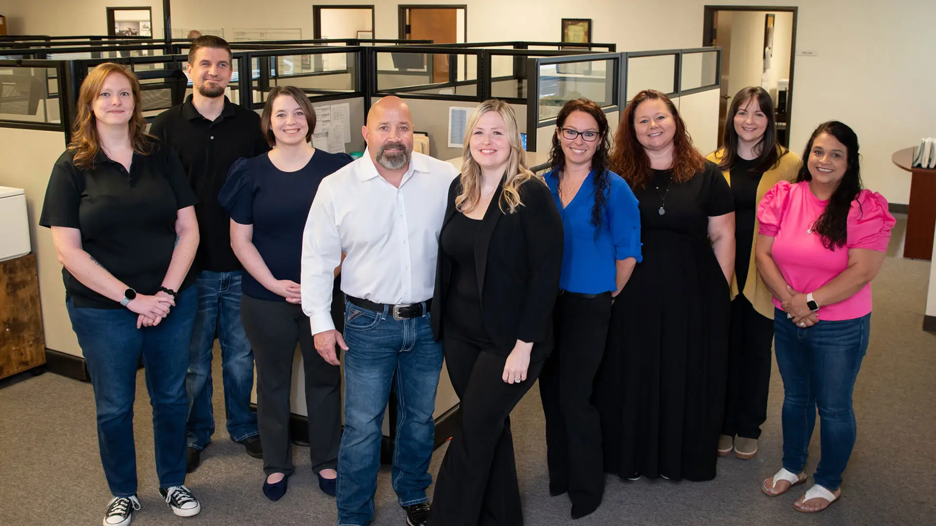 K&M Elevator office staff photo