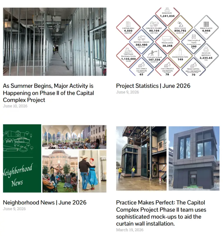 Project Blog Page Screenshot