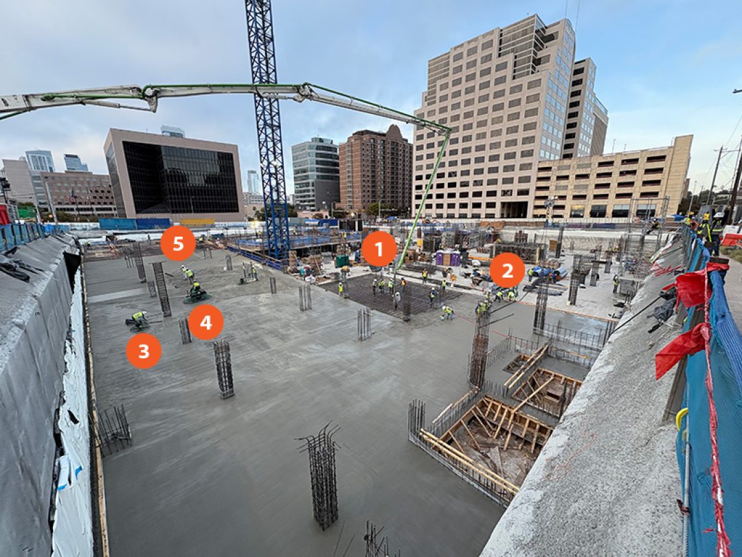 1501 Lavaca Level B2 Deck 5 Pour
