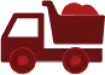 Material Hauled Icon in red