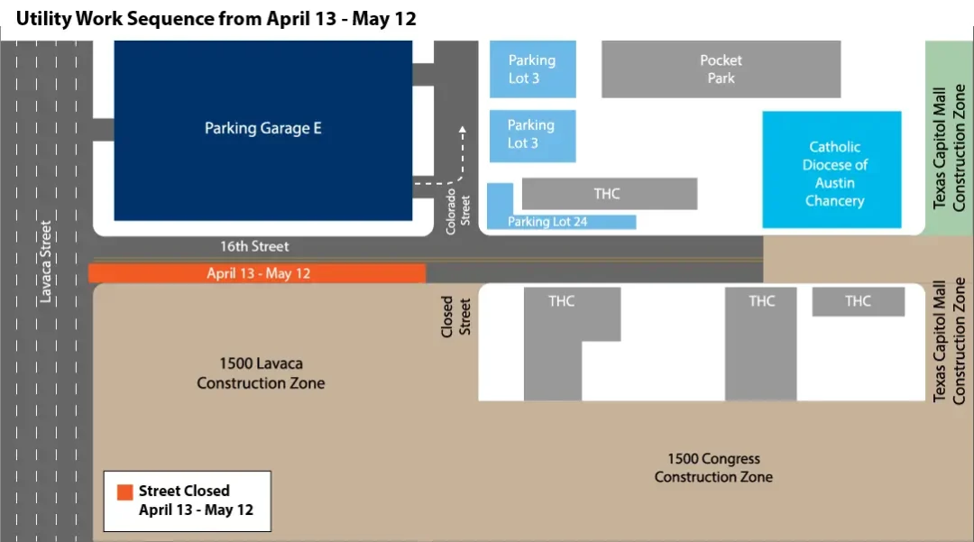 Utilitiy Work Sequences thru May 12